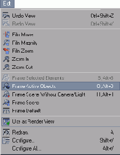            Cameras > Editor Camera
