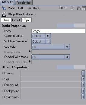   Object   Stage