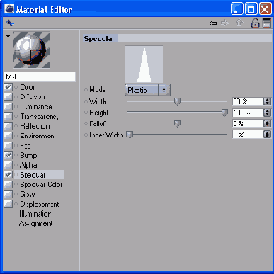   Specular