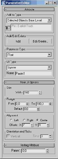  Parameter Editor ( )